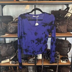 Parker Blue Cashmere Sweater